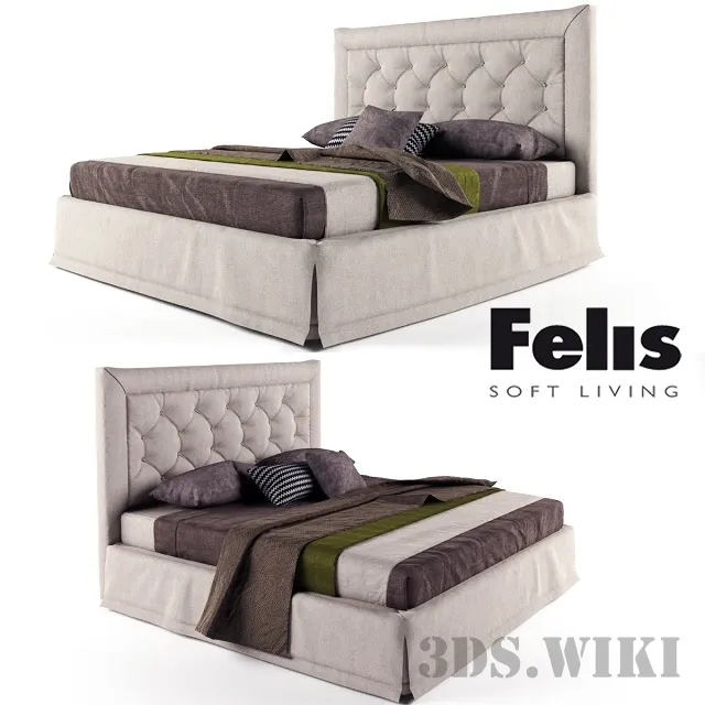furniture – Bed Adrian Felis Salotti 3D Model furniture – Bed Adrian Felis Salotti 3D Model