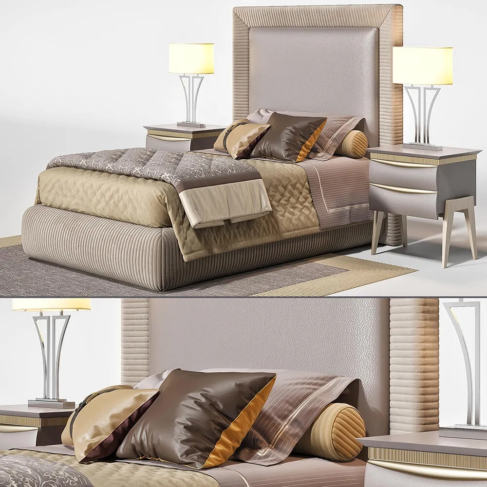 furniture – Bed Alex Halley J Collection 3D Model furniture – Bed Alex Halley J Collection 3D Model