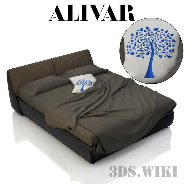 furniture – Bed ALIVAR Lagoon Collection 3D Model