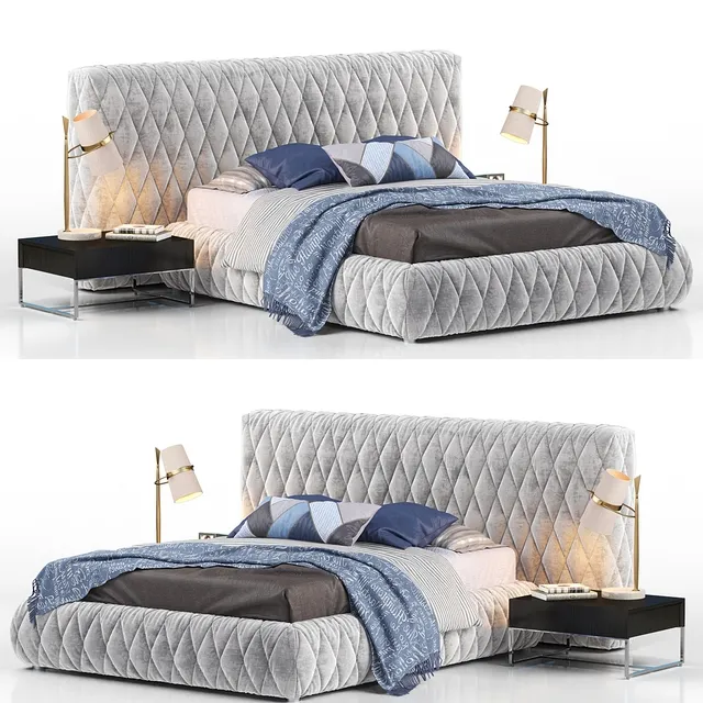 furniture – Bed Altrenotti Sonetto 3D Model furniture – Bed Altrenotti Sonetto 3D Model