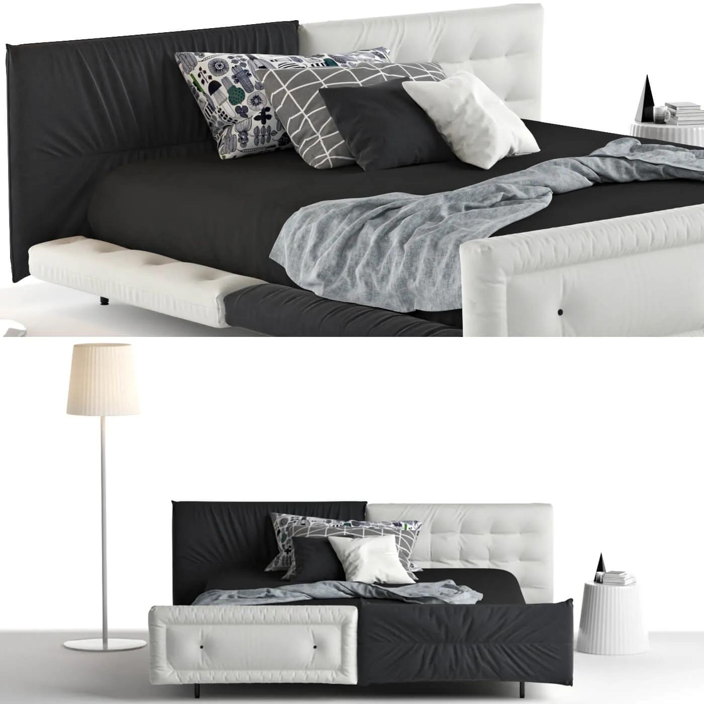 furniture – Bed Alvar Bonaldo 3D Model