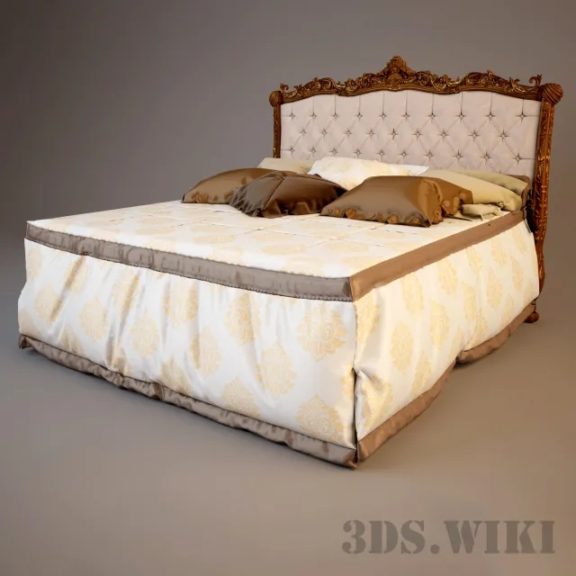 furniture – Bed Angelo Cappellini 3D Model