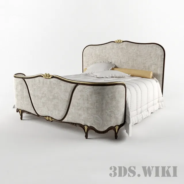 furniture – Bed ANGELO CAPPELLINI Vivaldi 0655 3D Model