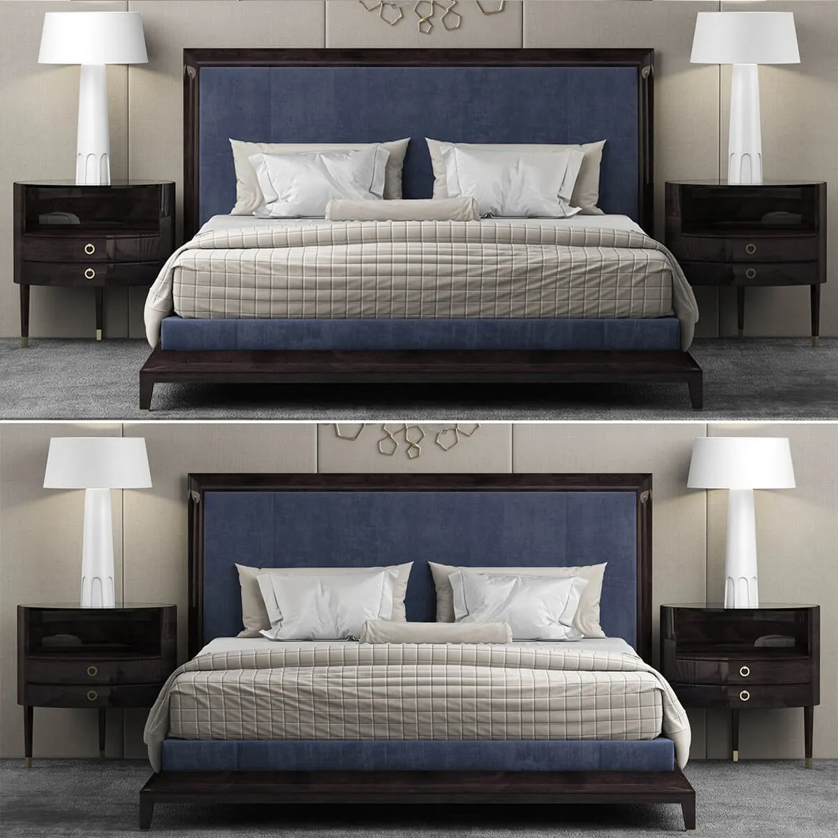 furniture – Bed baker Moderne platform bed 1 3D Model furniture – Bed baker Moderne platform bed 1 3D Model