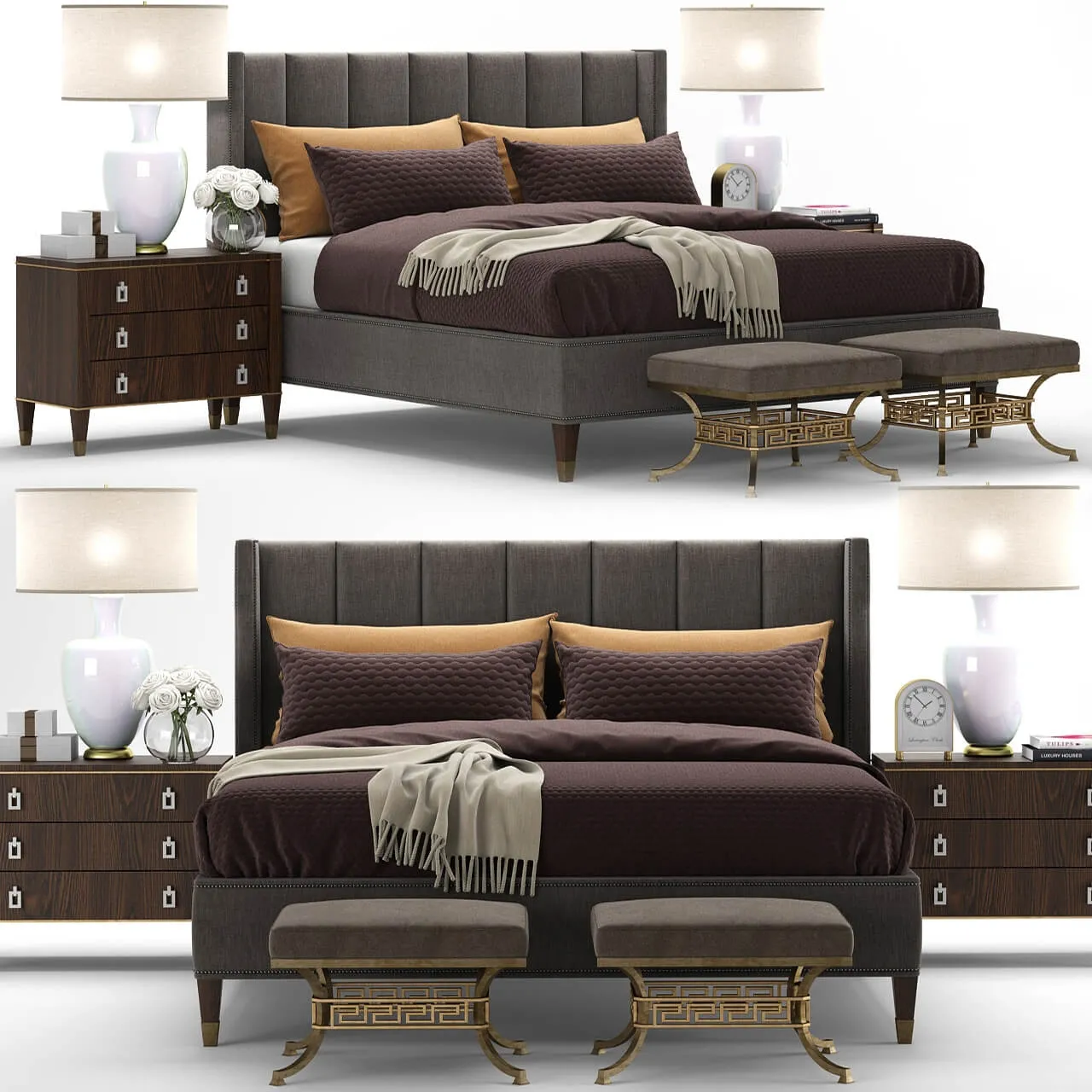furniture – Bed Barrington Lexington 3D Model furniture – Bed Barrington Lexington 3D Model