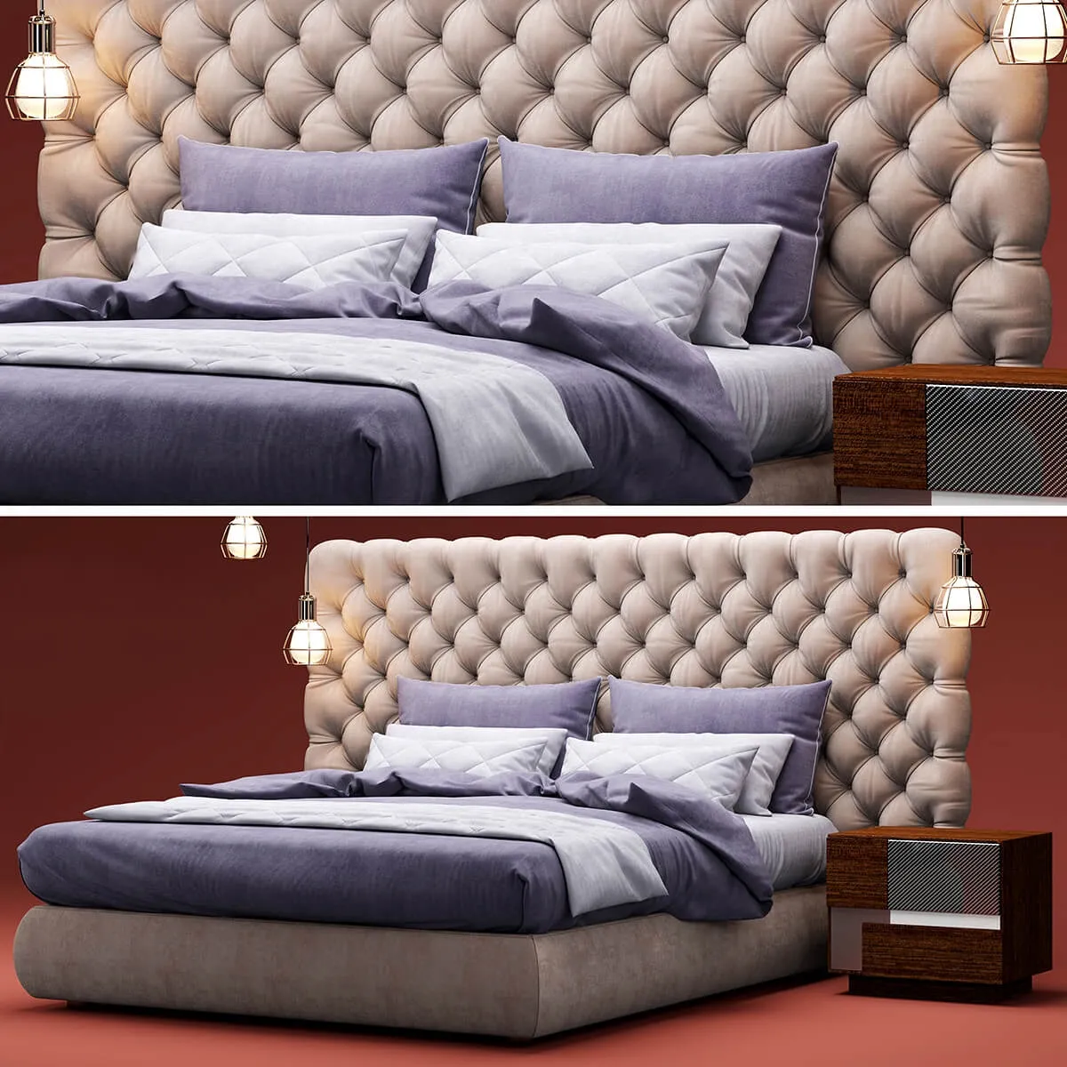 furniture – Bed baxter Heaven Ottoperotto 3D Model furniture – Bed baxter Heaven Ottoperotto 3D Model
