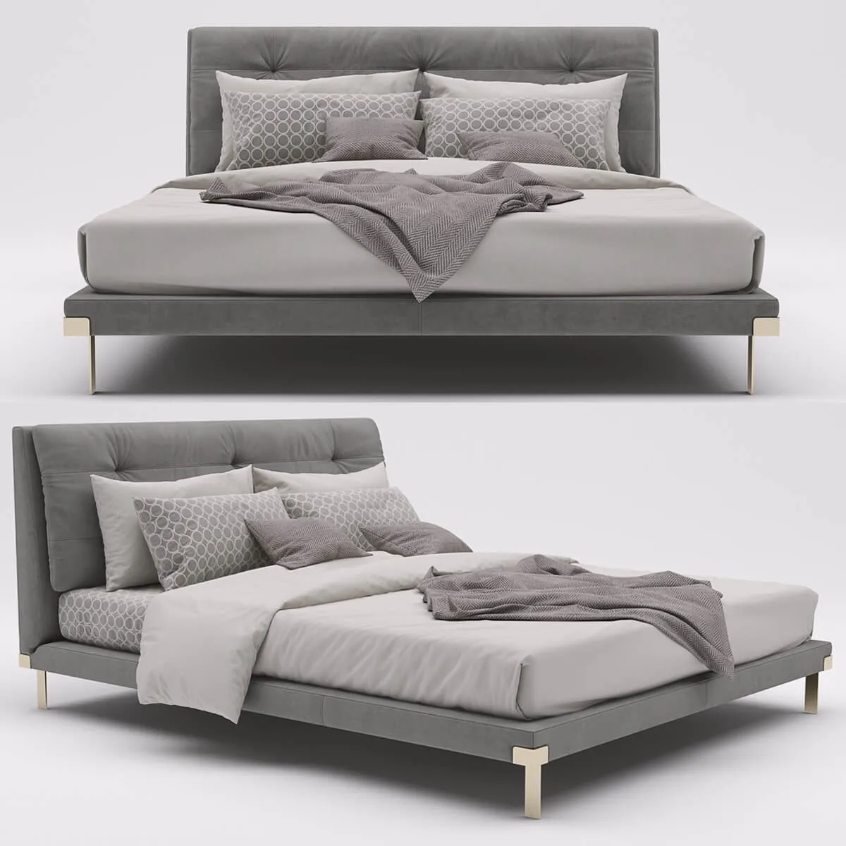 furniture – Bed Baxter Viktor 3D Model furniture – Bed Baxter Viktor 3D Model