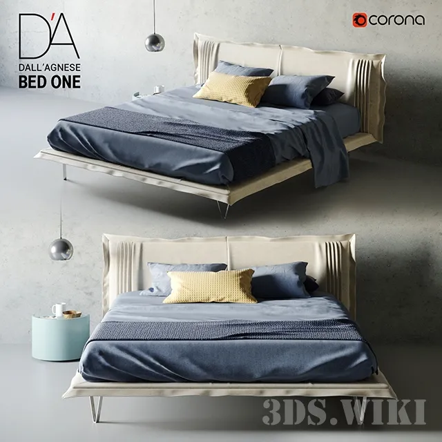 furniture – Bed BED ONE By Dall’Agnese 3D Model furniture – Bed BED ONE By Dall’Agnese 3D Model
