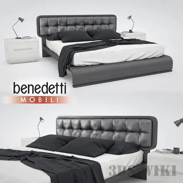 furniture – Bed Benedetti Mobili Wadi letto 3D Model furniture – Bed Benedetti Mobili Wadi letto 3D Model