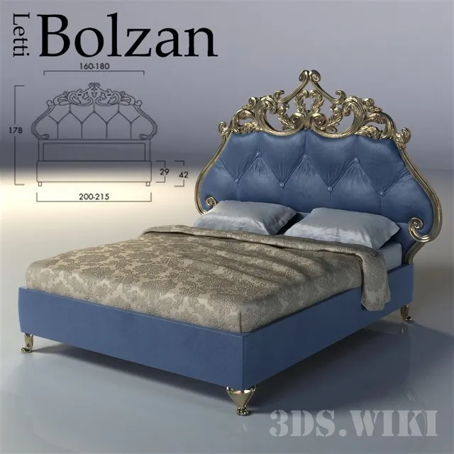furniture – Bed Bolzan Letti Bludi Betty VELVET 3D Model furniture – Bed Bolzan Letti Bludi Betty VELVET 3D Model
