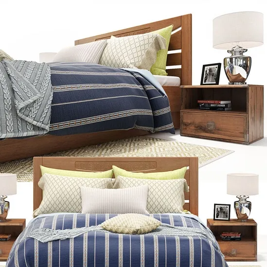 furniture – Bed Buenos Noches 3D Model