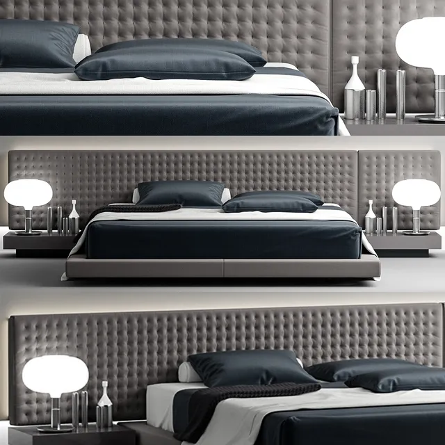 furniture – Bed Busnelli VALENCIA 3D Model