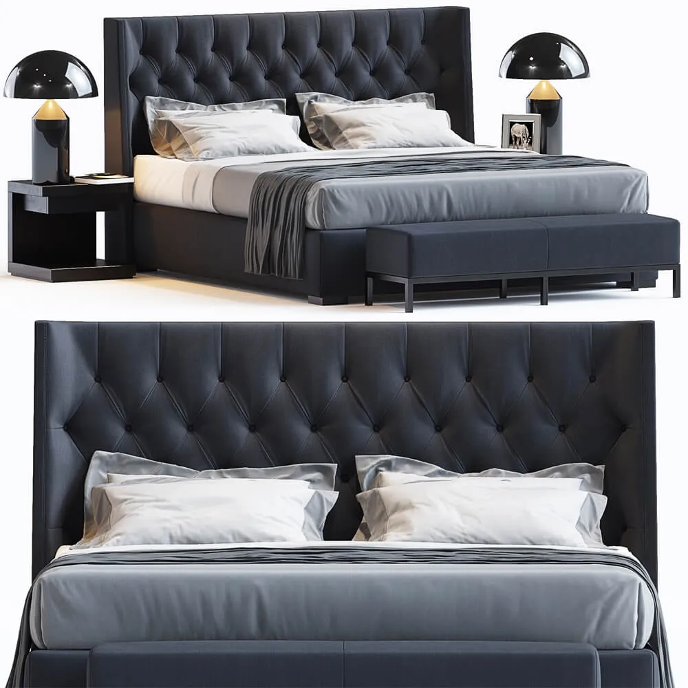 furniture – bed by Meridiani 1 3D Model