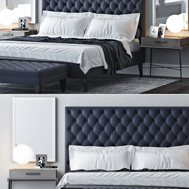 furniture – Bed by S and C 30789 3D Model