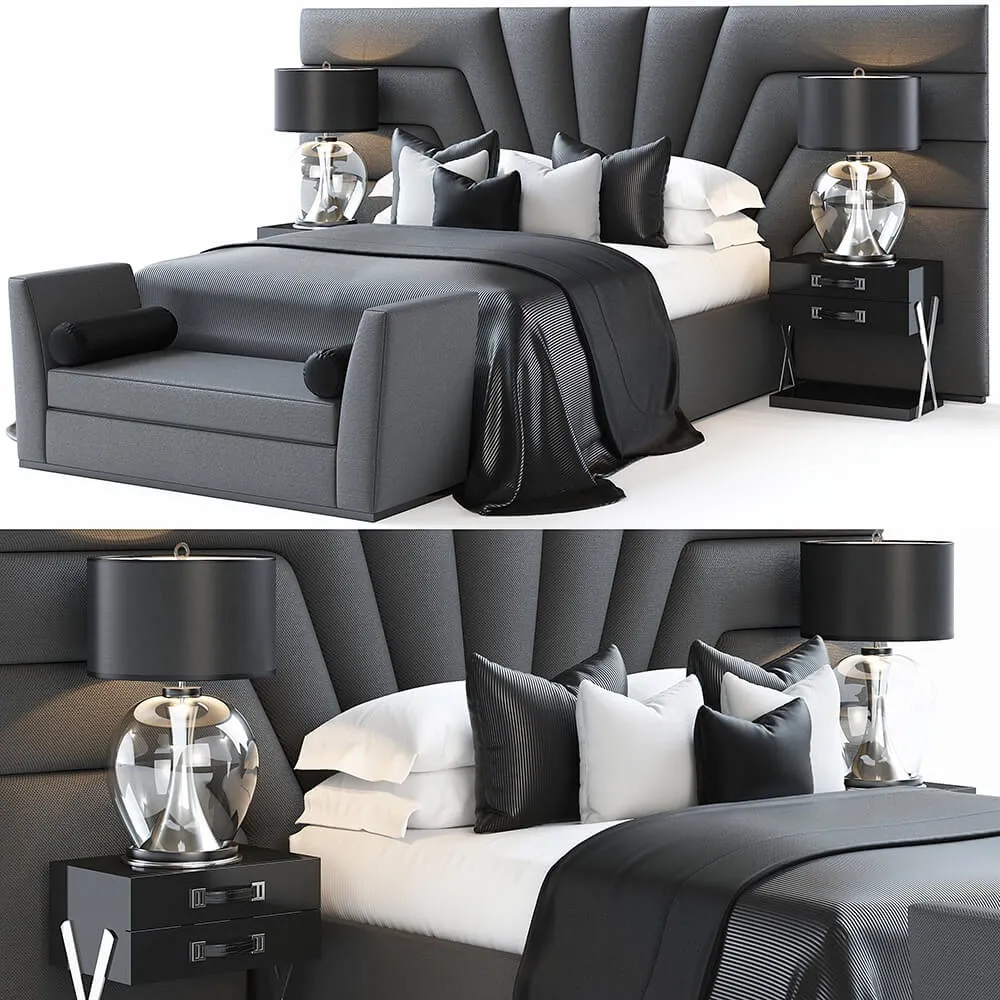 furniture – Bed by S and C 9 3D Model furniture – Bed by S and C 9 3D Model