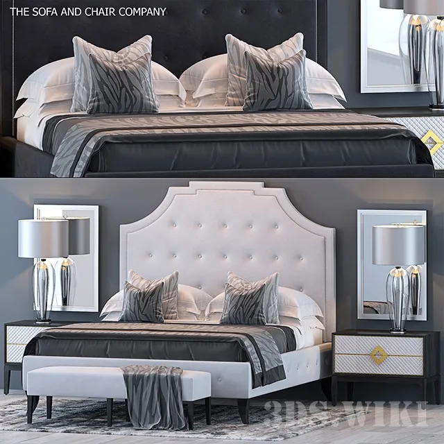 furniture – Bed by S&C 8 3D Model furniture – Bed by S&C 8 3D Model