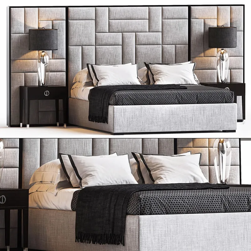 furniture – bed by  Sofa and chair company 12 3D Model