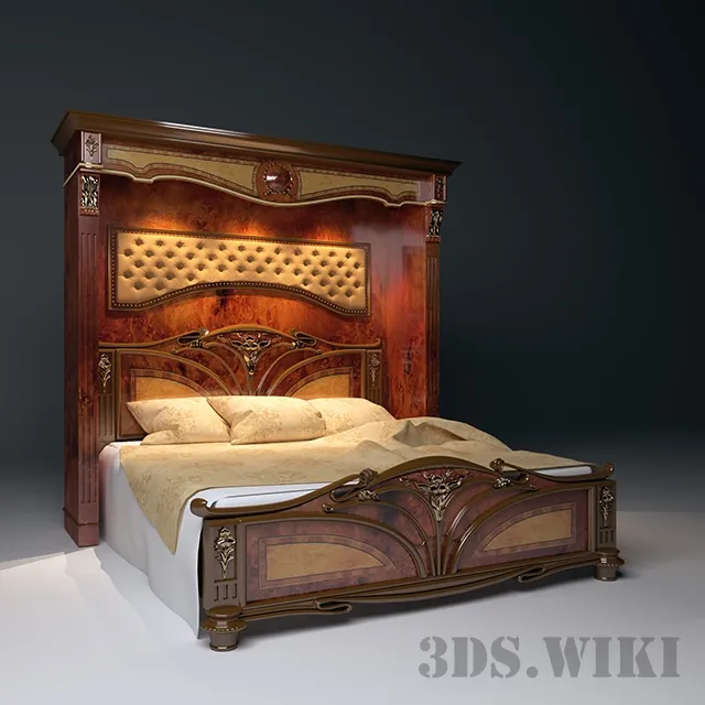 furniture – Bed by Vilga Classical Furniture 3D Model furniture – Bed by Vilga Classical Furniture 3D Model