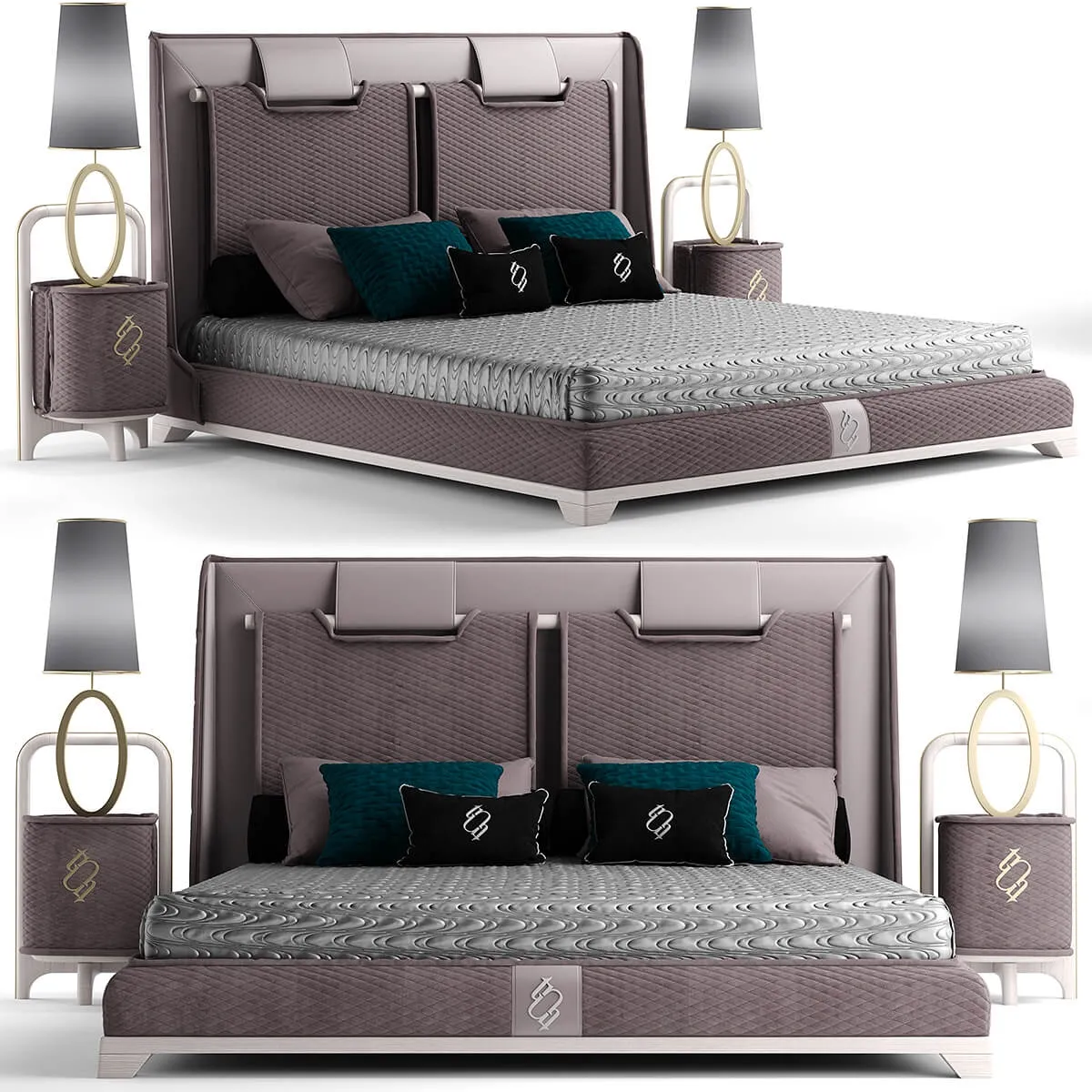 furniture – Bed Cabezal Fortune 01 3D Model furniture – Bed Cabezal Fortune 01 3D Model