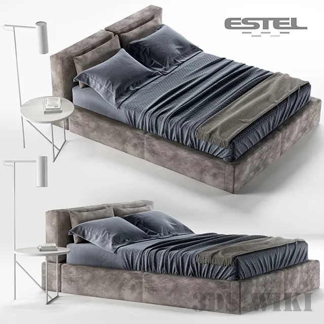 furniture – Bed Caresse Letto Estel Group Night 3D Model furniture – Bed Caresse Letto Estel Group Night 3D Model