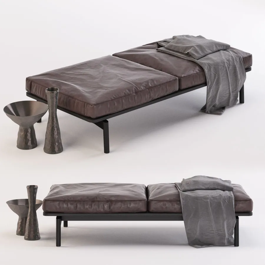 furniture – Bed Cassina Sled 09 3D Model furniture – Bed Cassina Sled 09 3D Model