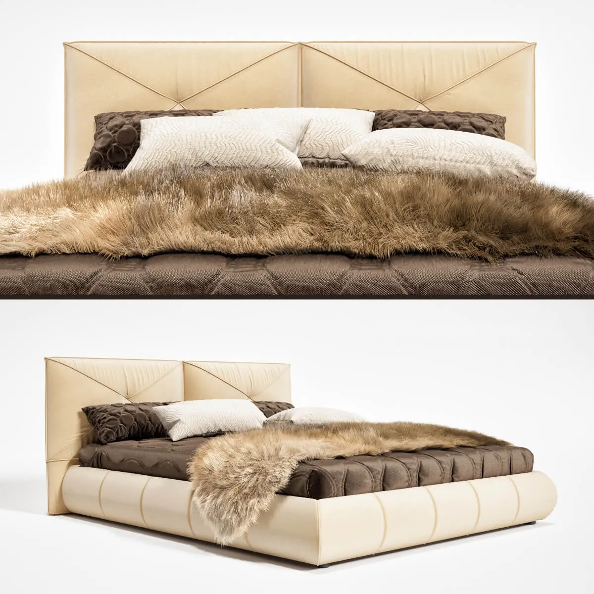 furniture – Bed Catun Bontempi 3D Model furniture – Bed Catun Bontempi 3D Model