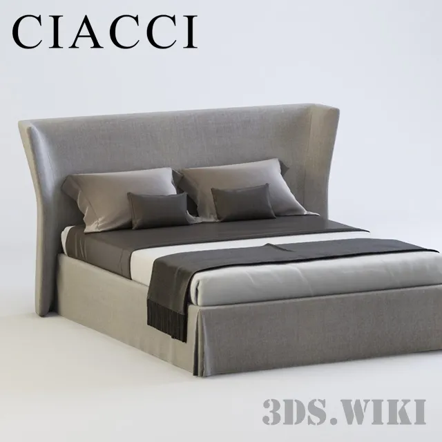furniture – Bed Ciacci Desire 3D Model furniture – Bed Ciacci Desire 3D Model