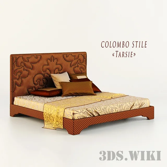 furniture – Bed COLOMBOSTILE Tarsie 3D Model furniture – Bed COLOMBOSTILE Tarsie 3D Model