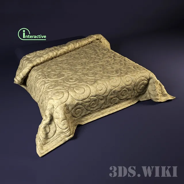 furniture – Bed cover 3D Model