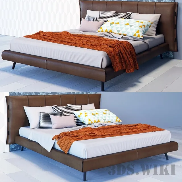 furniture – Bed Cuff Bonaldo 3D Model furniture – Bed Cuff Bonaldo 3D Model