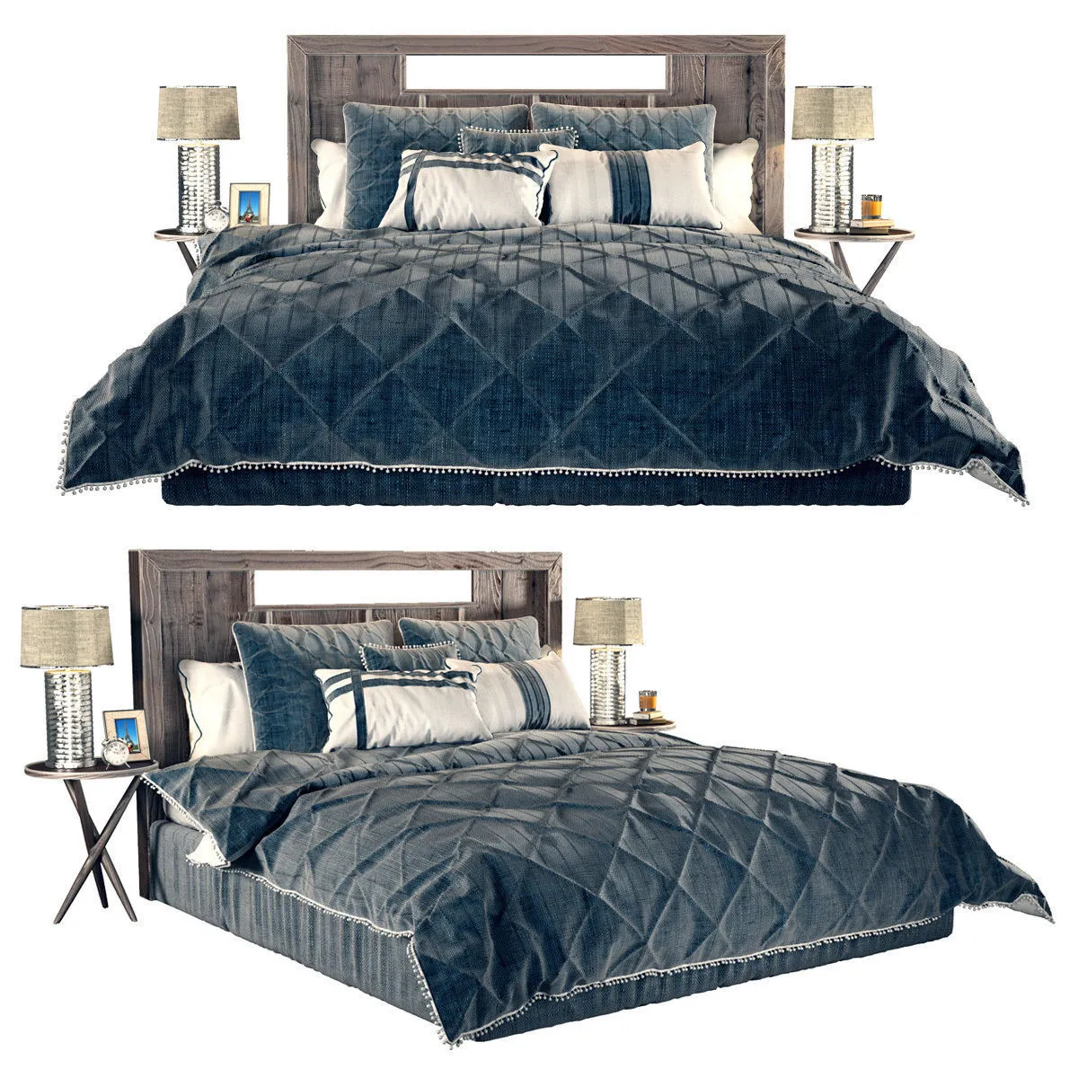 furniture – Bed Drucilla Comforter 181 3D Model furniture – Bed Drucilla Comforter 181 3D Model