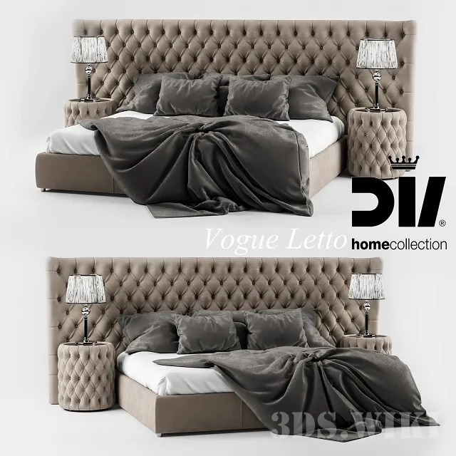 furniture – Bed DV HOME COLLECTION VOGUE letto 3D Model furniture – Bed DV HOME COLLECTION VOGUE letto 3D Model