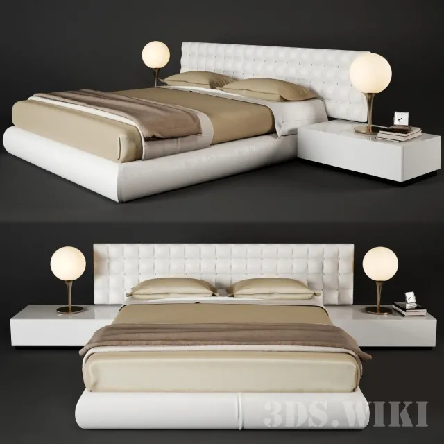furniture – Bed Edoardo Besana 3D Model furniture – Bed Edoardo Besana 3D Model