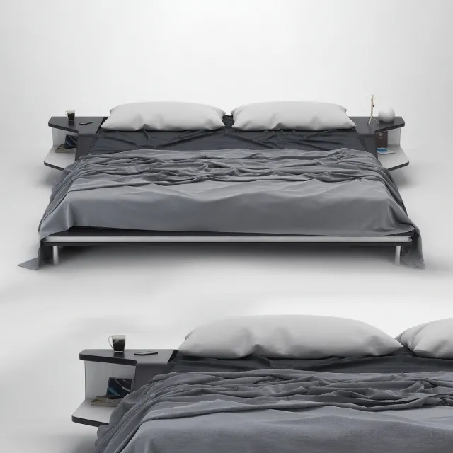 furniture – Bed Estel Ayrton 3D Model