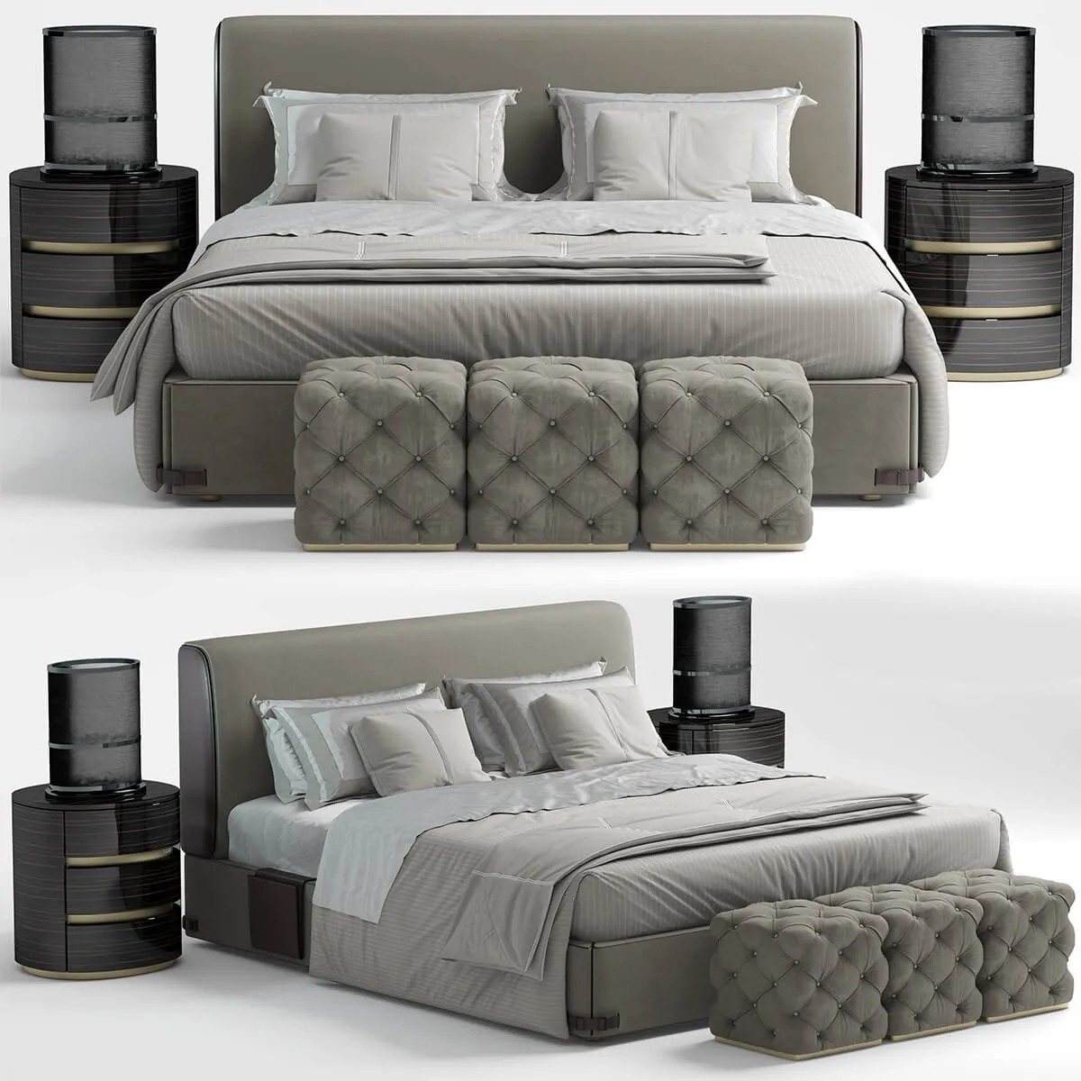 furniture – Bed fendi Soho 3D Model furniture – Bed fendi Soho 3D Model