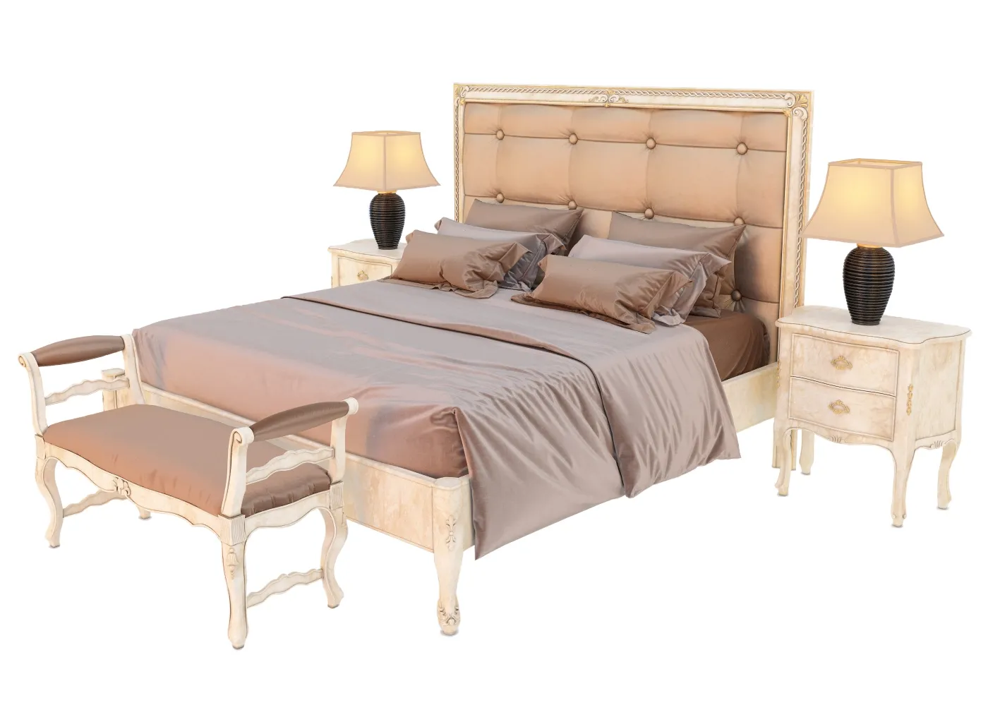furniture – Bed Florence Art Letto 3D Model furniture – Bed Florence Art Letto 3D Model