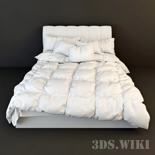 furniture – Bed Florence (Florence Laguna) 3D Model