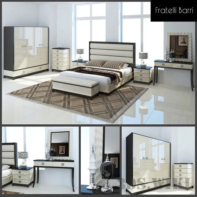 furniture – Bed FRATELLI BARRI PRATO 3D Model furniture – Bed FRATELLI BARRI PRATO 3D Model