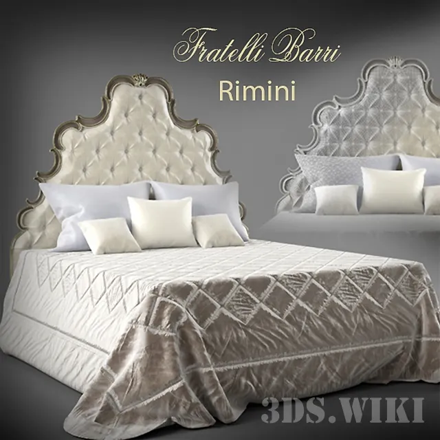furniture – Bed FRATELLI BARRI RIMINI 3D Model furniture – Bed FRATELLI BARRI RIMINI 3D Model