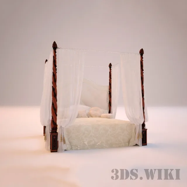 furniture – Bed FRE-02 Jumbo Collection 3D Model