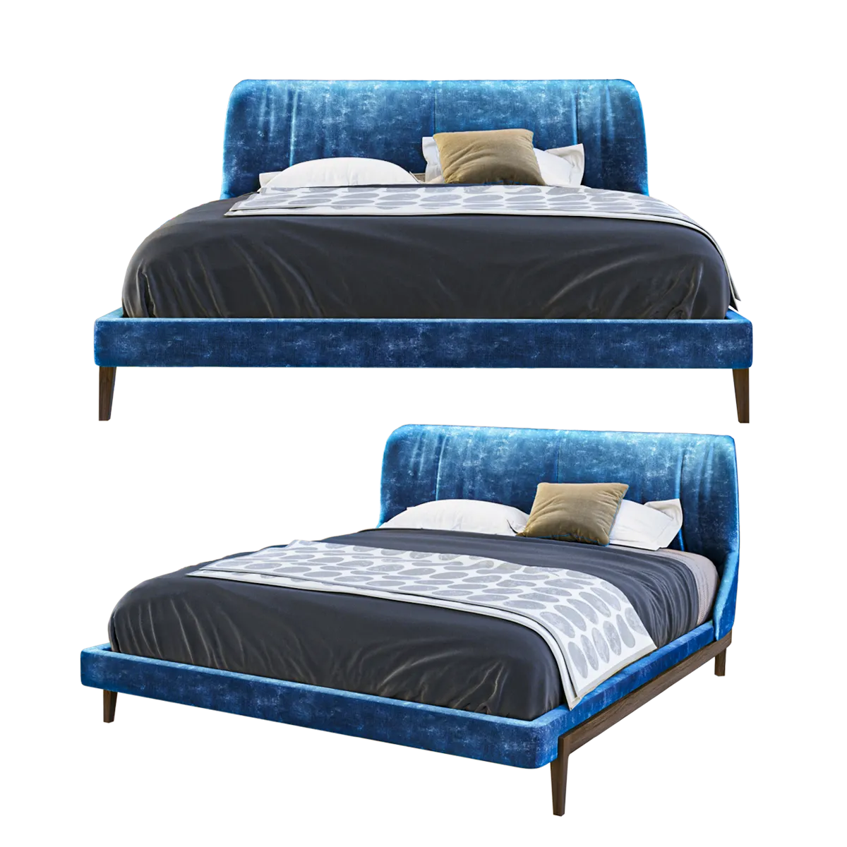 furniture – Bed Fulham 3D Model furniture – Bed Fulham 3D Model