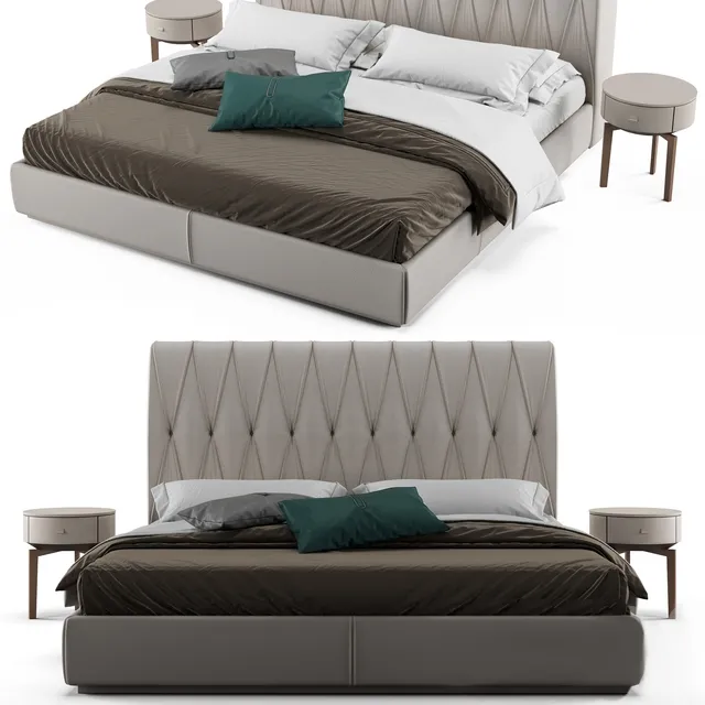 furniture – Bed Gamma Marlon Night 3D Model furniture – Bed Gamma Marlon Night 3D Model