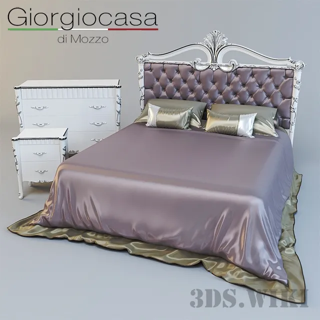furniture – Bed Giorgiocasa Giulietta e Romeo 3D Model furniture – Bed Giorgiocasa Giulietta e Romeo 3D Model
