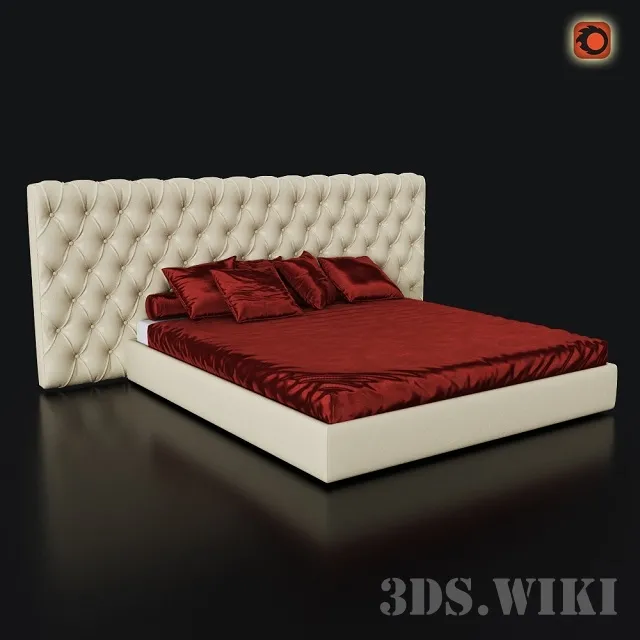 furniture – Bed Gisele Cinova 3D Model furniture – Bed Gisele Cinova 3D Model