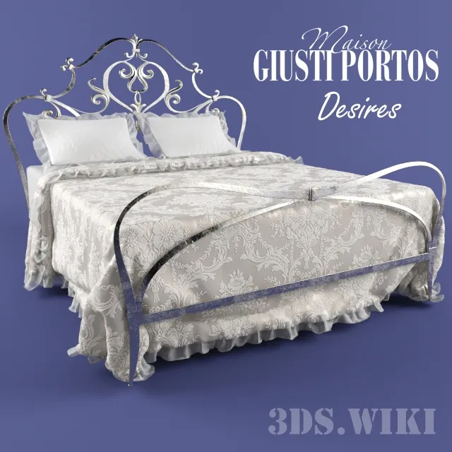 furniture – Bed GIUSTI PORTOS DESIRES 3D Model furniture – Bed GIUSTI PORTOS DESIRES 3D Model