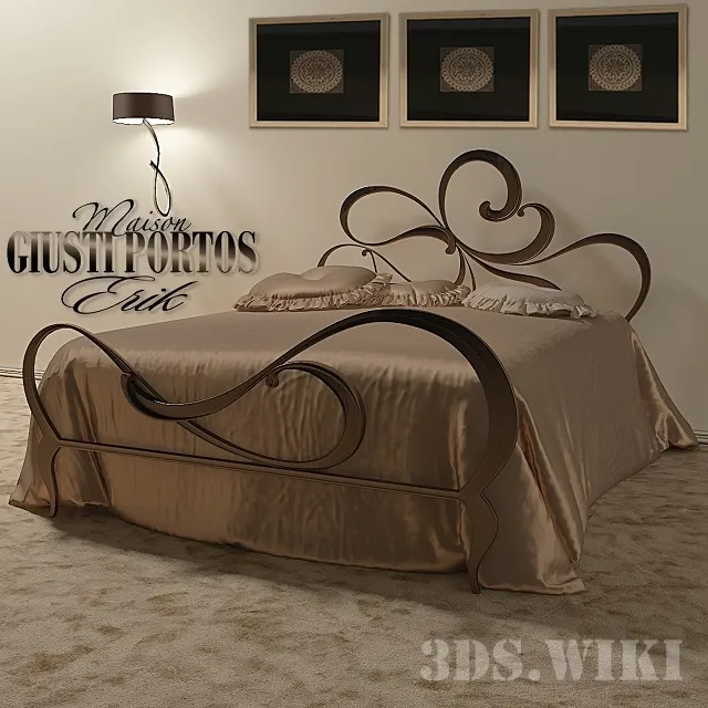 furniture – Bed Giusti Portos Erik 3D Model furniture – Bed Giusti Portos Erik 3D Model