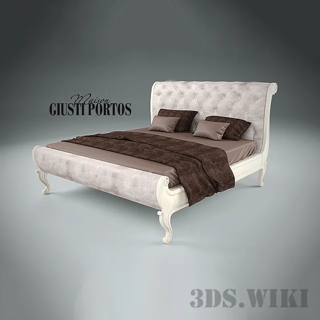 furniture – Bed Giusti Portos LUIS 3D Model furniture – Bed Giusti Portos LUIS 3D Model