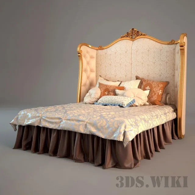 furniture – Bed Glamor Art.GLA701 3D Model furniture – Bed Glamor Art.GLA701 3D Model