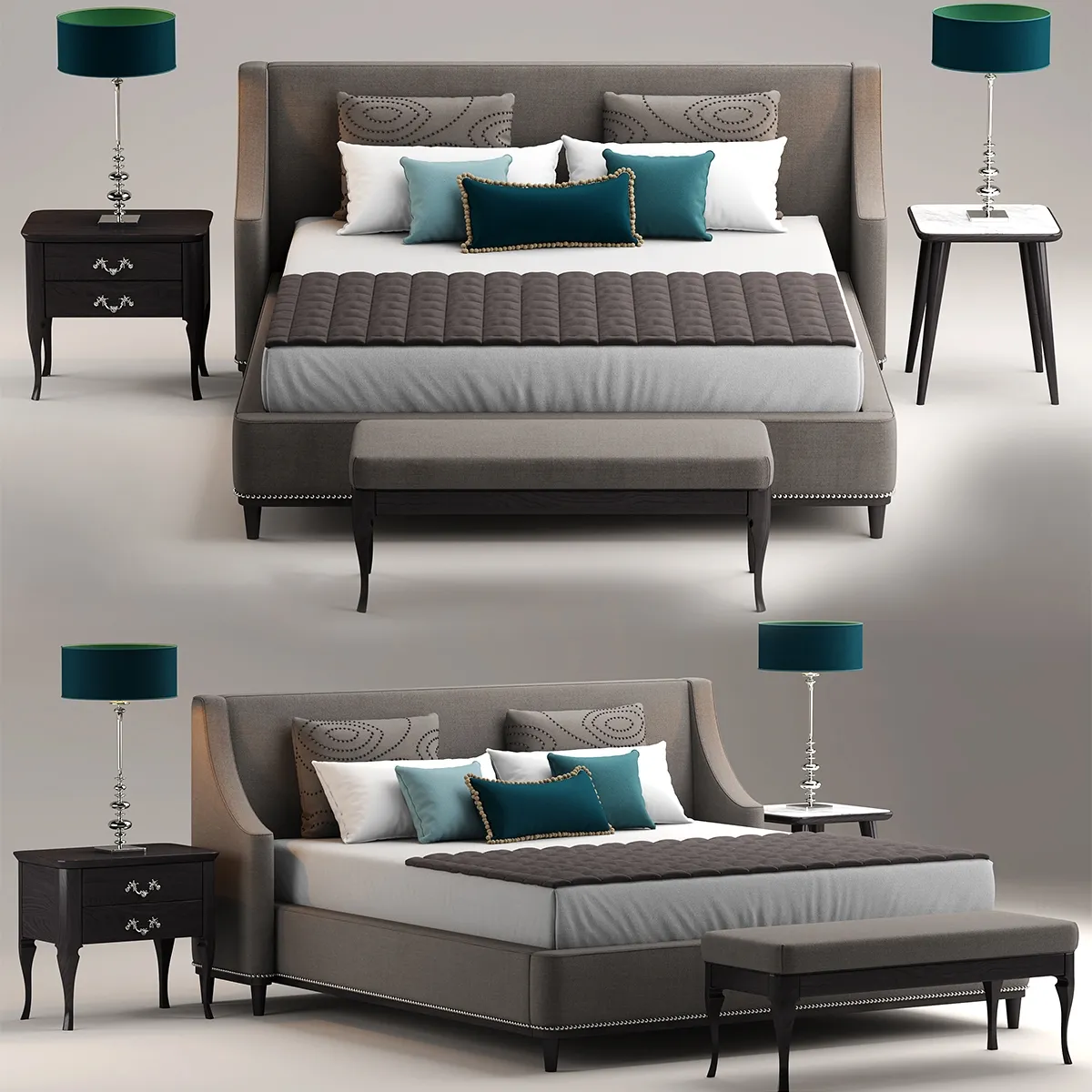 furniture – Bed Grace Galimberti 3D Model furniture – Bed Grace Galimberti 3D Model