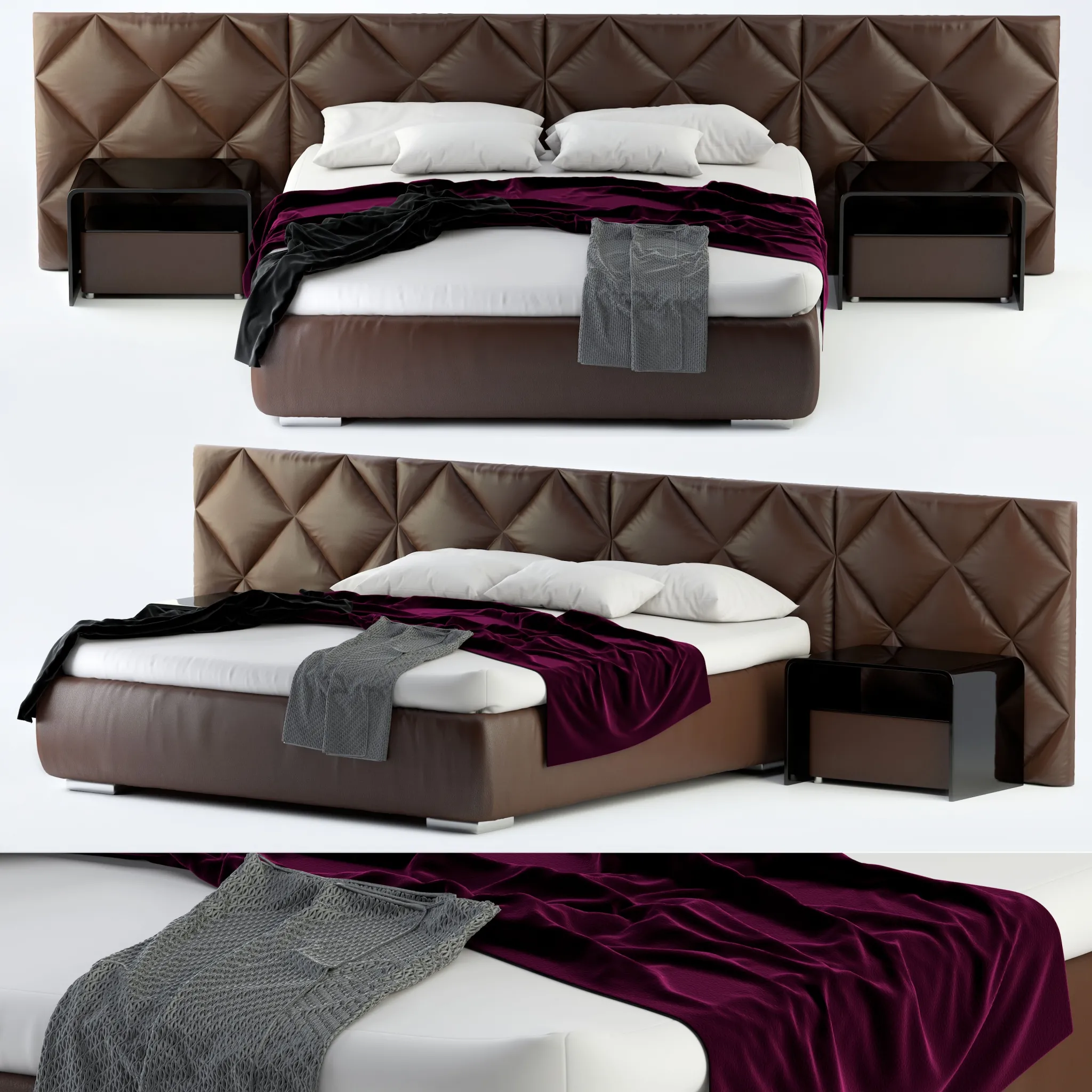 furniture – Bed Harrison from Milano 3D Model furniture – Bed Harrison from Milano 3D Model